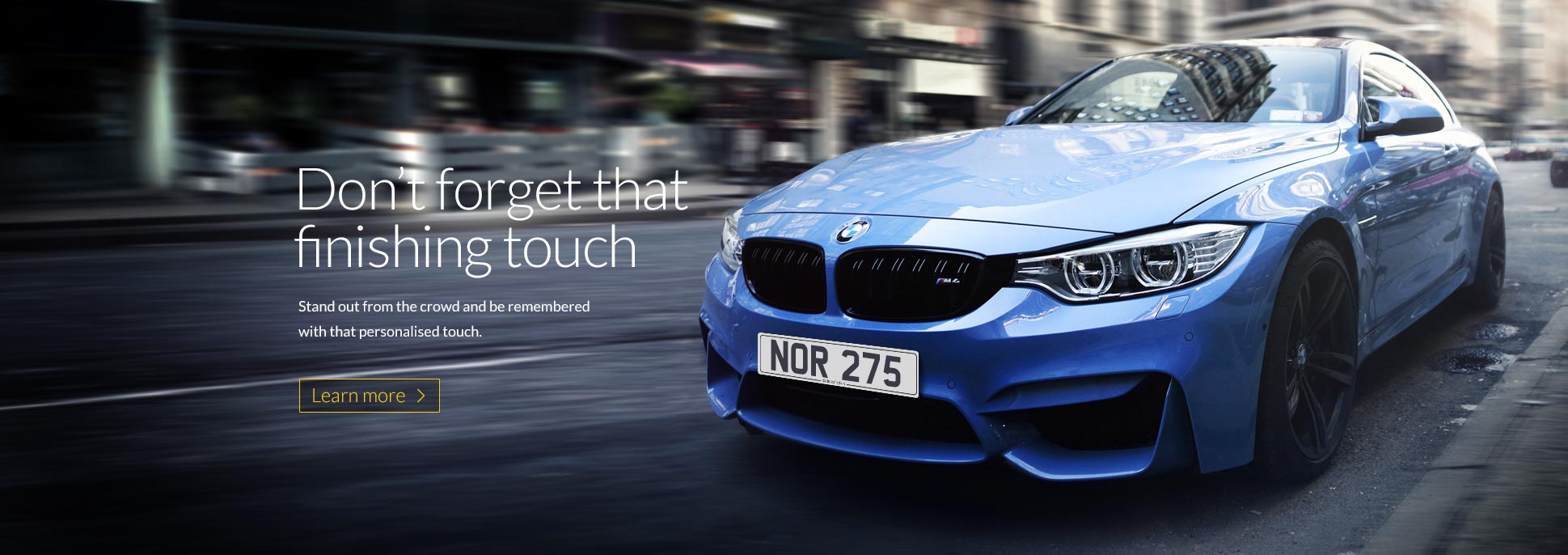 Personalised Number Plates